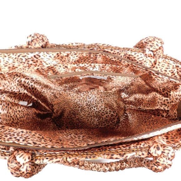 Cappelli Straworld purse straw tote satchel medium handbag purse (12124) - Picture 6 of 9